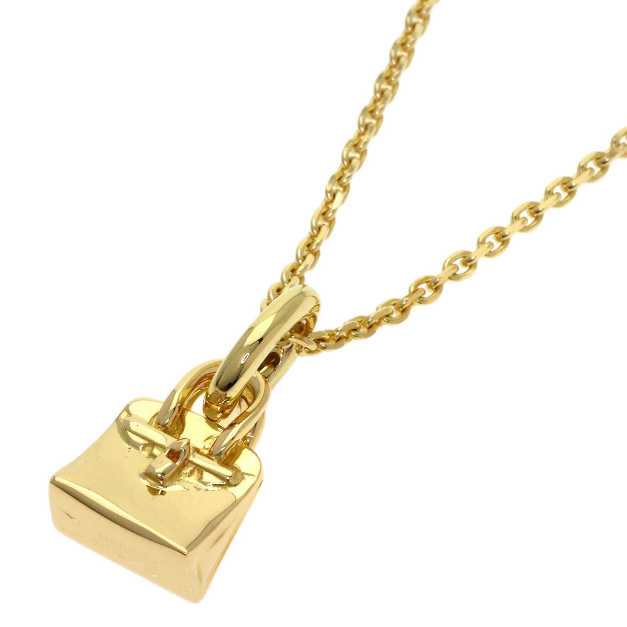Amulette Birkin Pendant Necklace 18K Yellow Gold