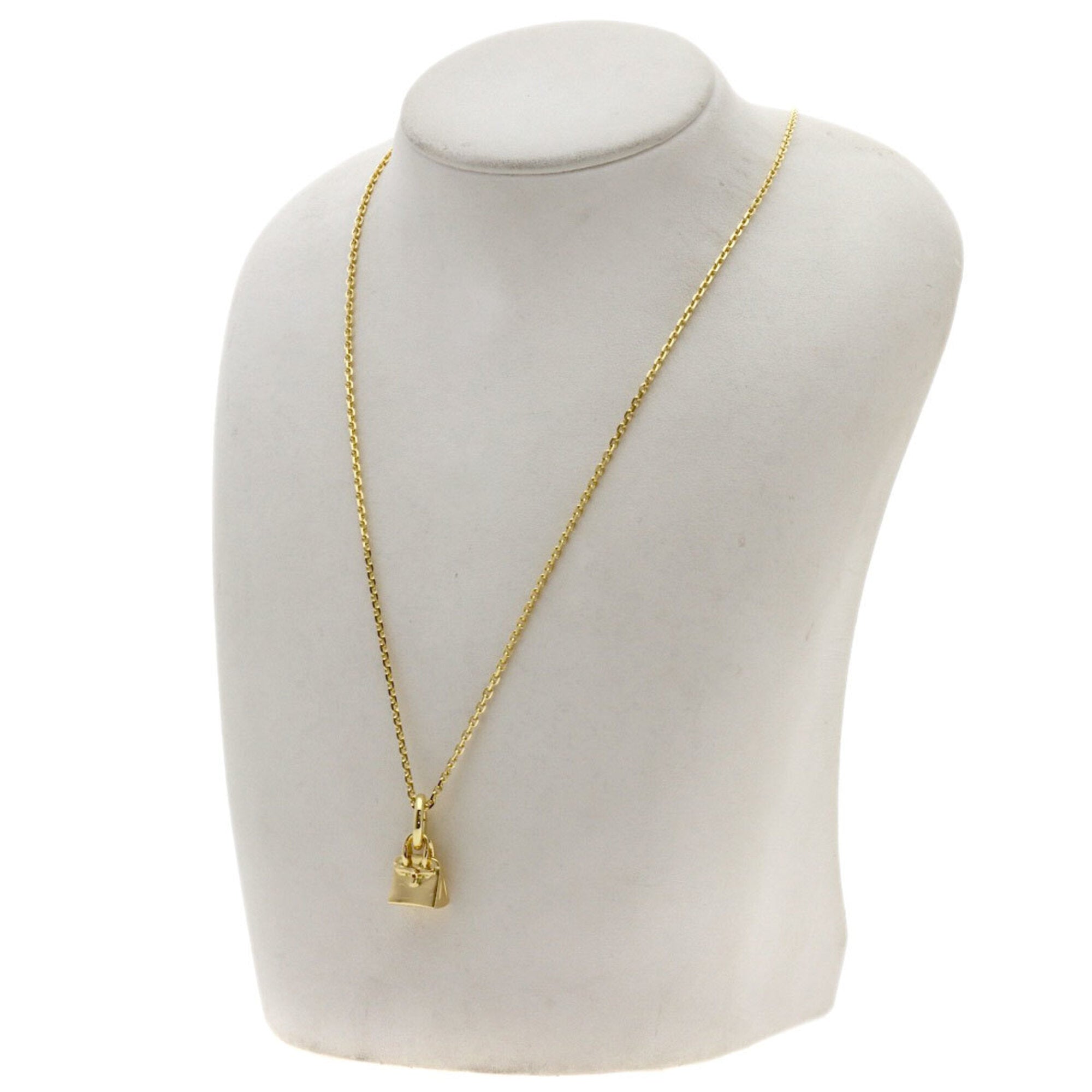 Amulette Birkin Pendant Necklace 18K Yellow Gold