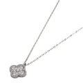 Sweet Alhambra Pendant Necklace 18K White Gold