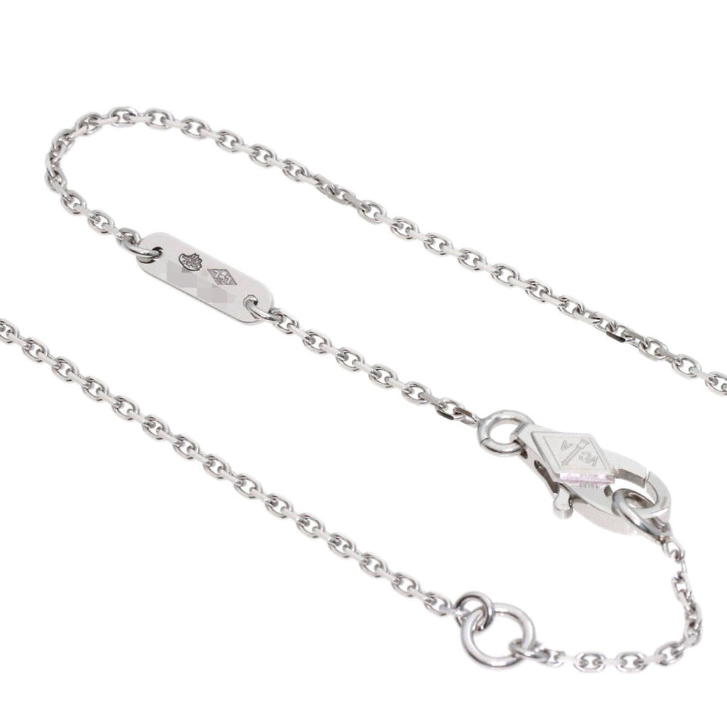 Sweet Alhambra Pendant Necklace 18K White Gold