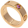 Love Ring 18K Rose Gold with Sapphire