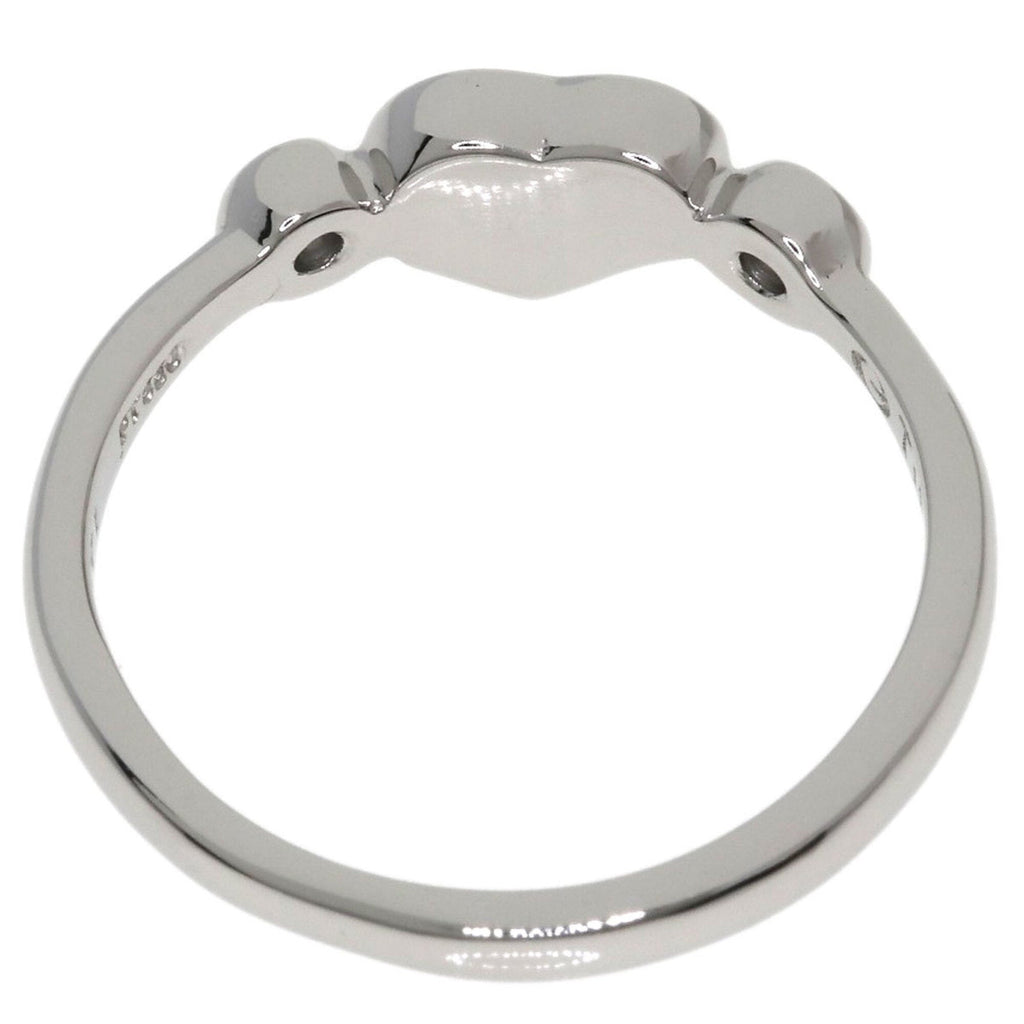 Full Heart Band Ring Platinum With Diamond