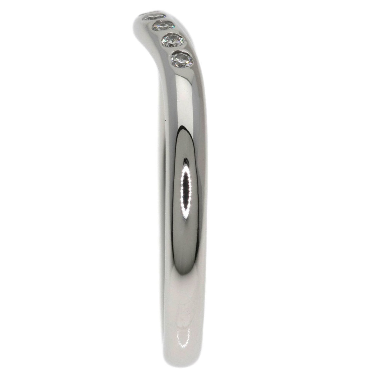 Curved Band Ring Platinum