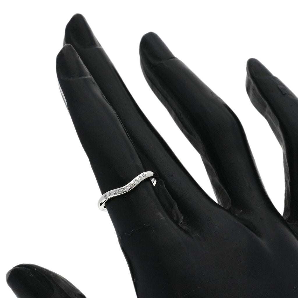 Curved Band Ring Platinum