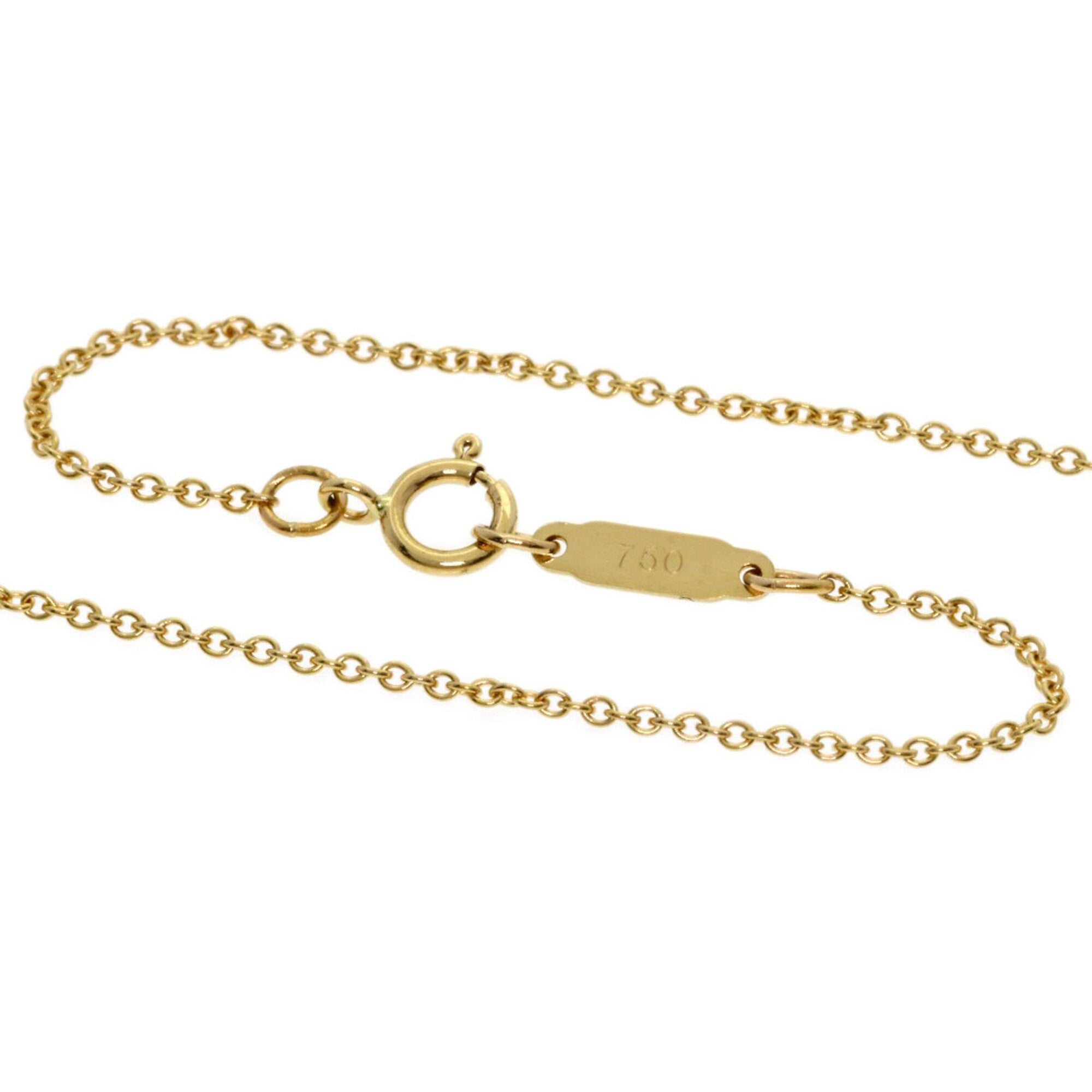 Heart Pendant Necklace 18K Yellow Gold with Diamond