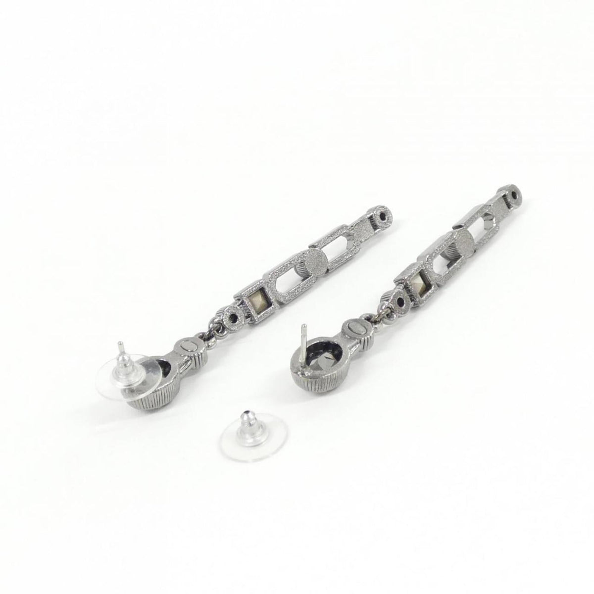 Earrings Silver-Tone Metal