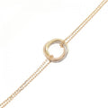 Trinity Bracelet 18K Tricolor Gold