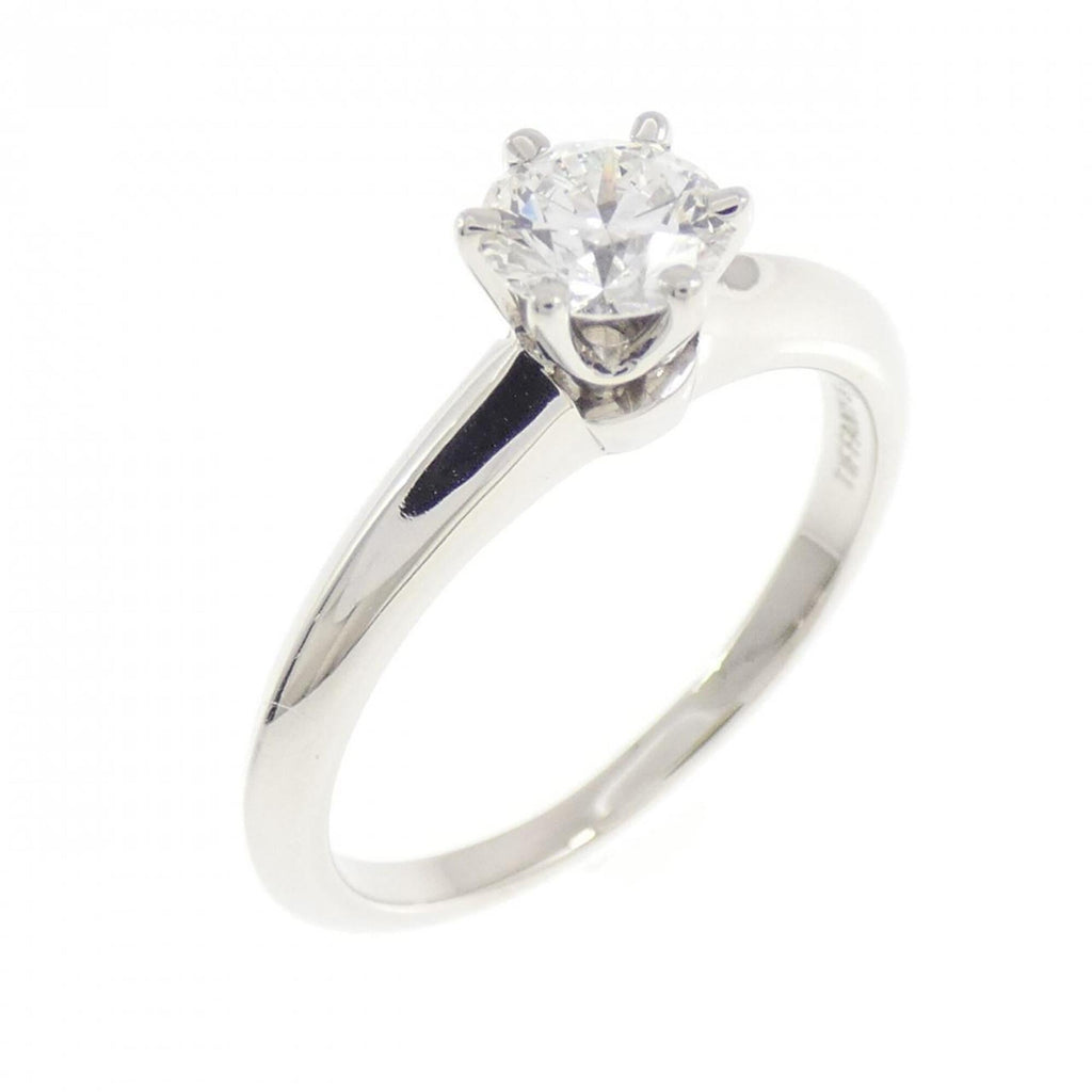 Solitaire Ring Platinum with Diamond
