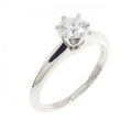 Solitaire Ring Platinum with Diamond