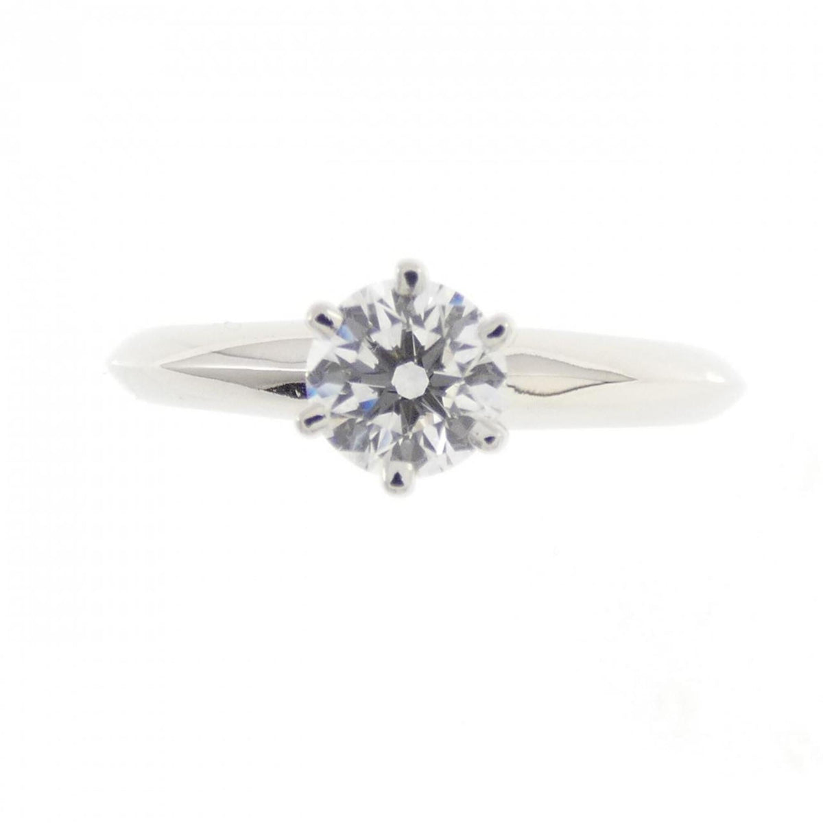 Solitaire Ring Platinum with Diamond