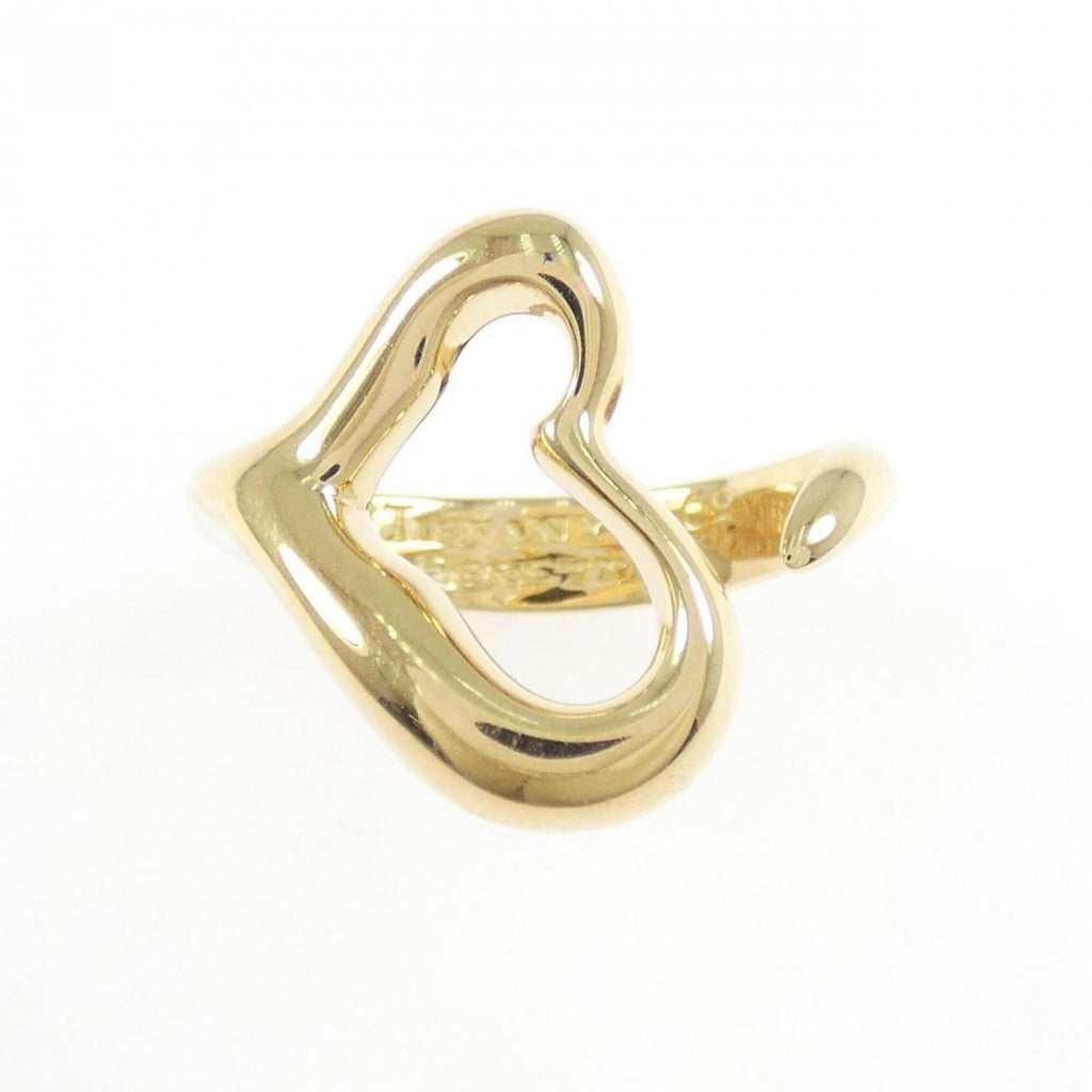 Open Heart Ring 18K Yellow Gold 15.8mm