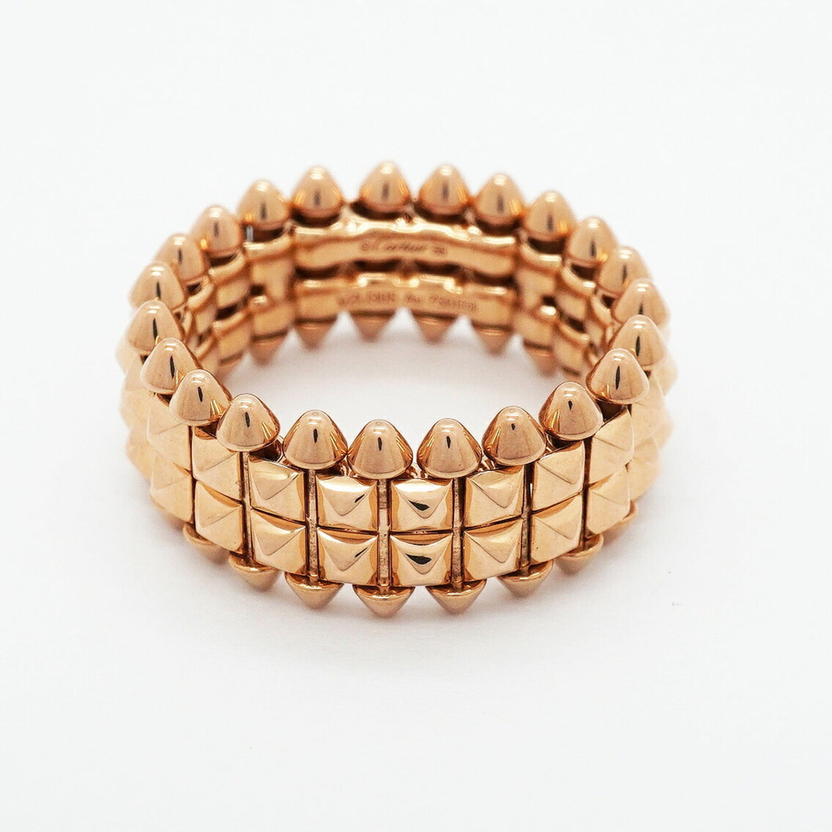 Crush Double Ring 18K Rose Gold