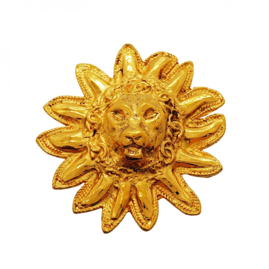 CC Logo Brooch Metal