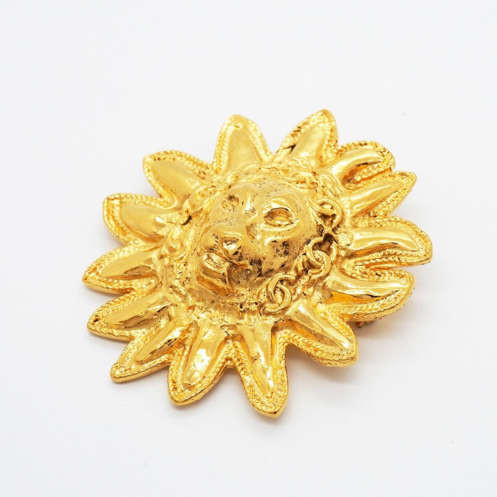 CC Logo Brooch Metal