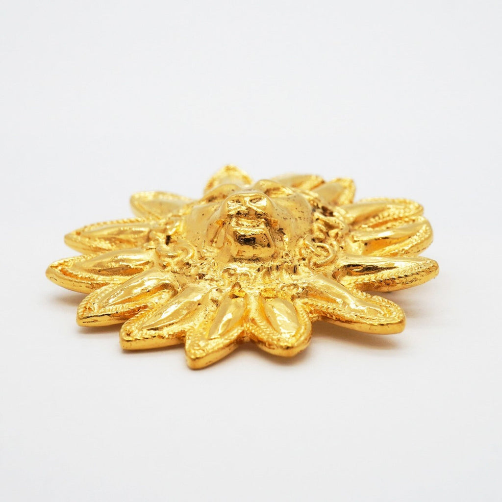CC Logo Brooch Metal