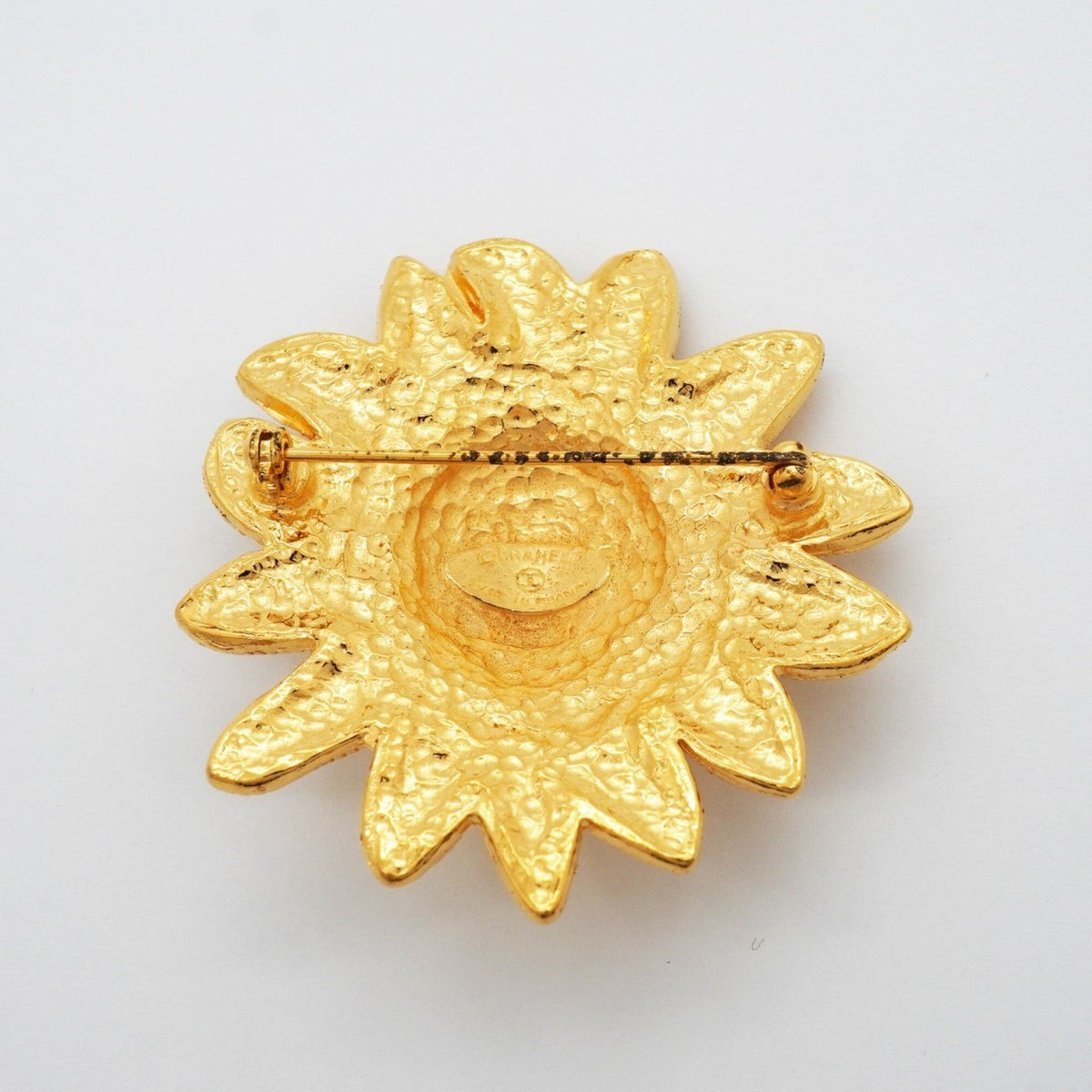 CC Logo Brooch Metal