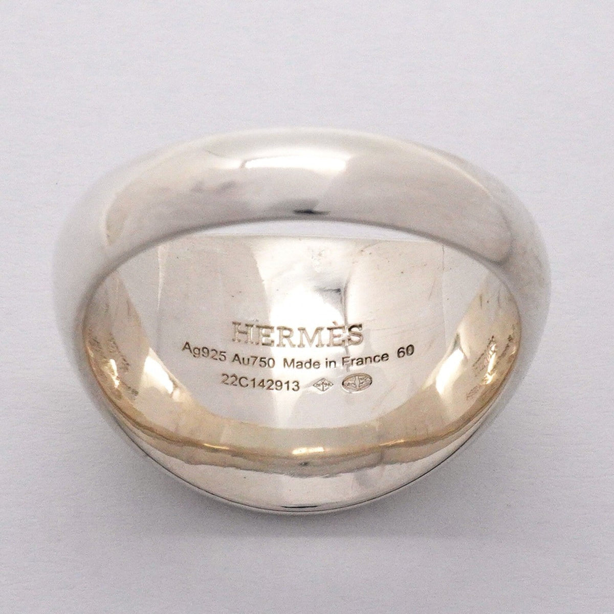 Band Ring 18K Rose Gold and Sterling Silver