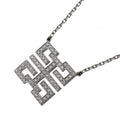 Pendant Necklace 18K White Gold with Diamond