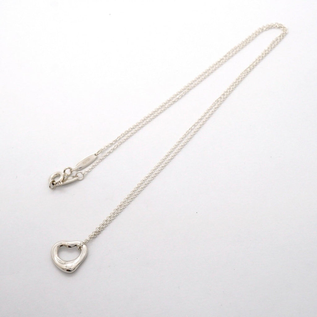 Heart Pendant Necklace Sterling Silver