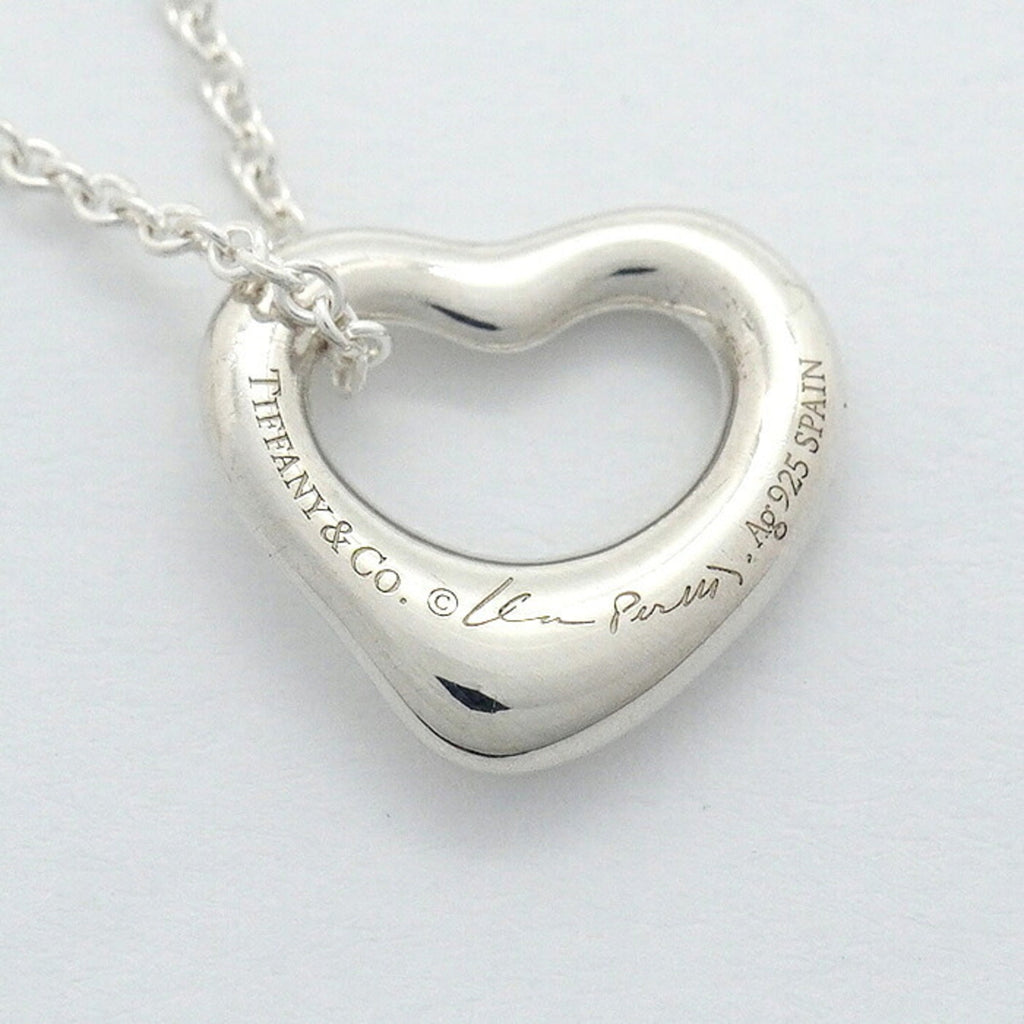 Heart Pendant Necklace Sterling Silver