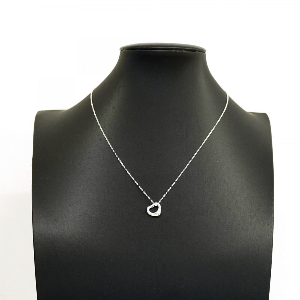 Heart Pendant Necklace Sterling Silver