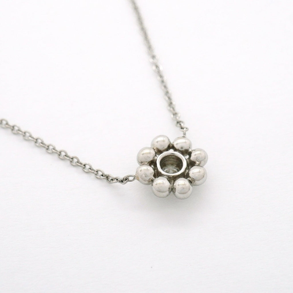 Pendant Necklace 18K White Gold with Diamond