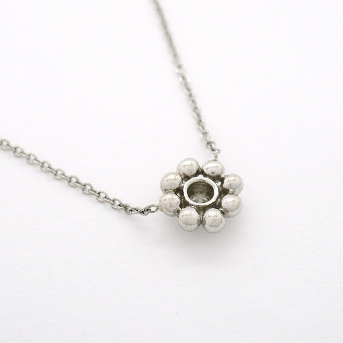 Pendant Necklace 18K White Gold with Diamond