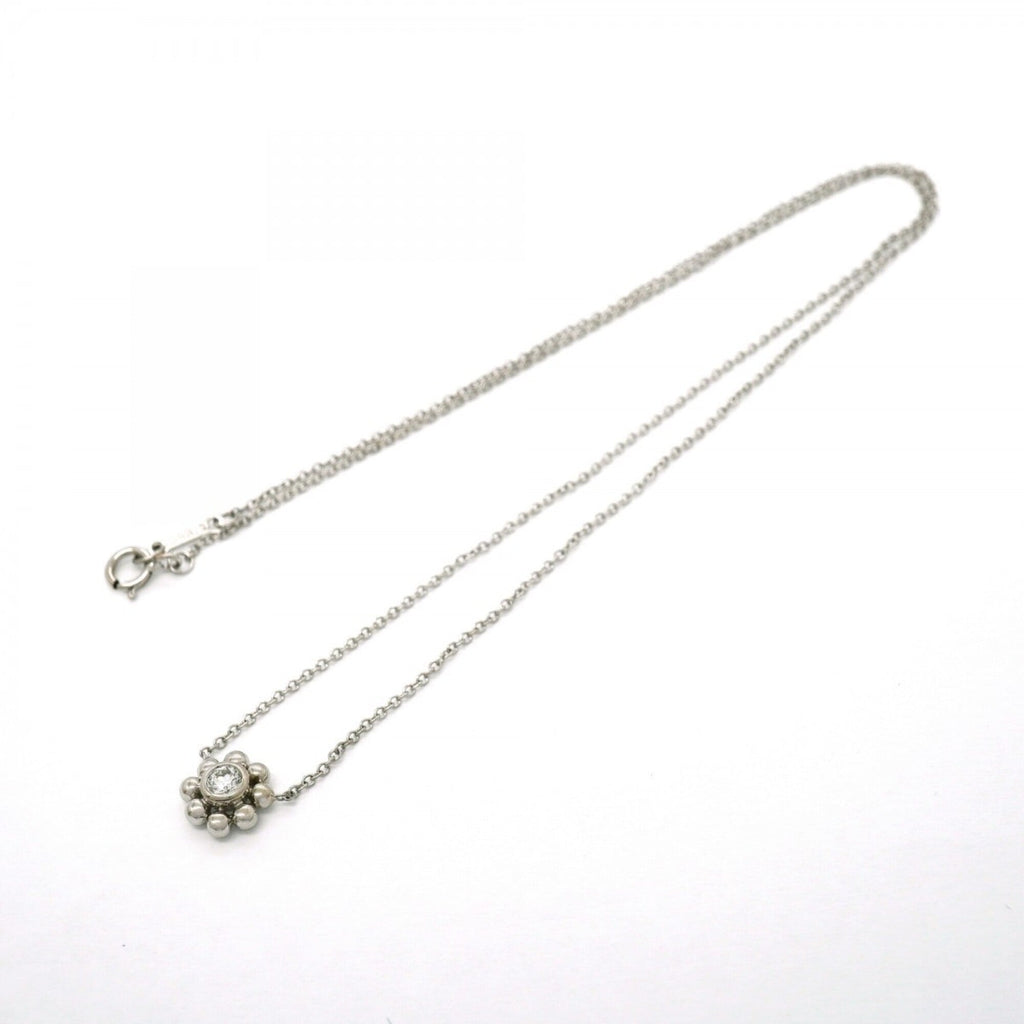 Pendant Necklace 18K White Gold with Diamond