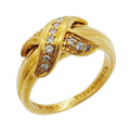 Ring 18K Yellow Gold With Diamond