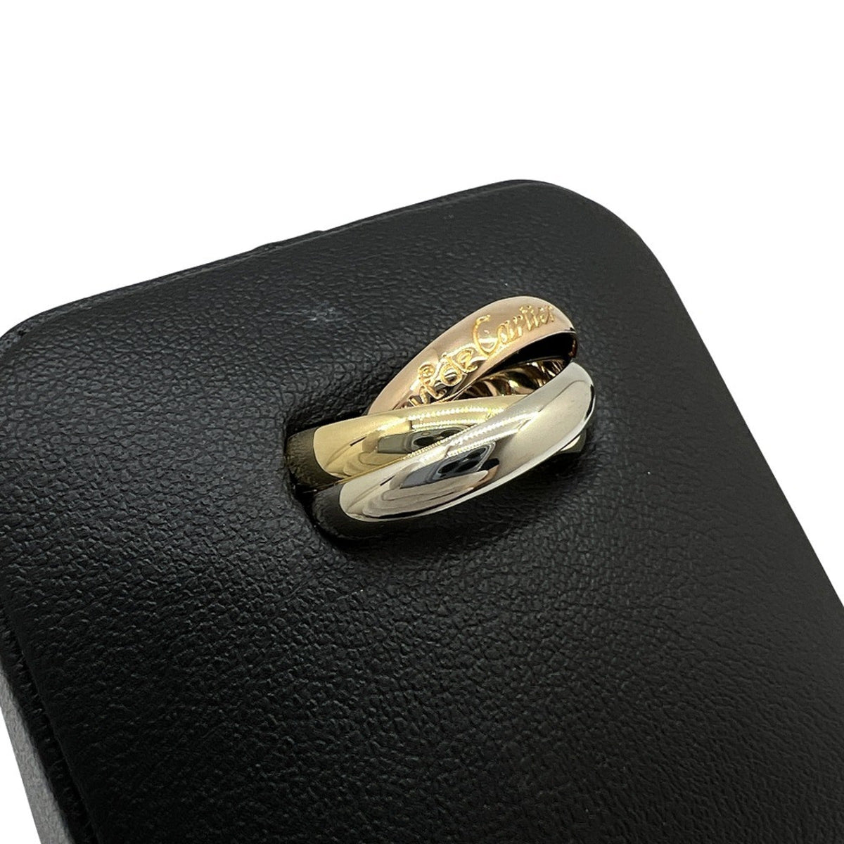 Vendome Louis Cartier Band Ring 18K Tricolor Gold