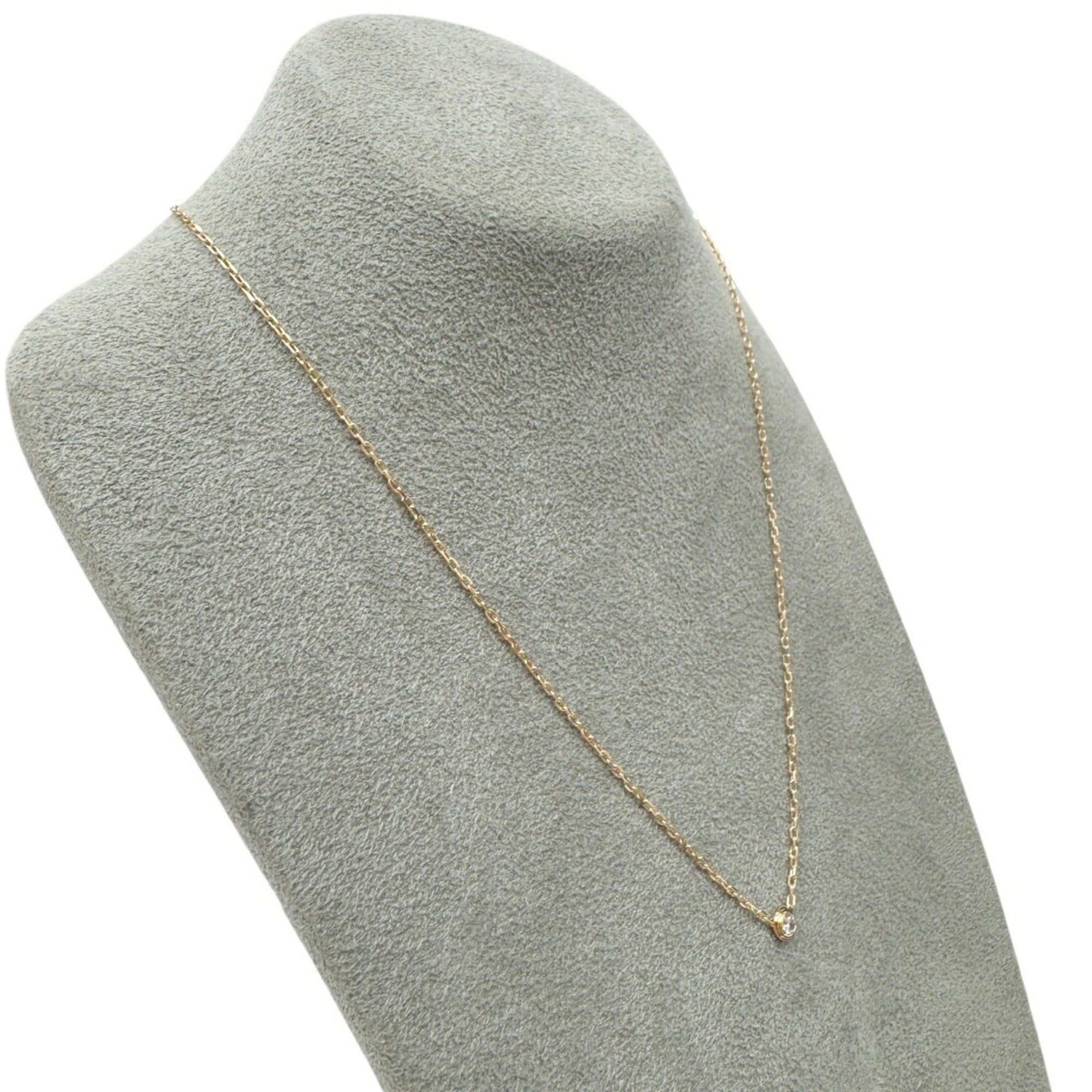 Pendant Necklace 18K Rose Gold with Diamond