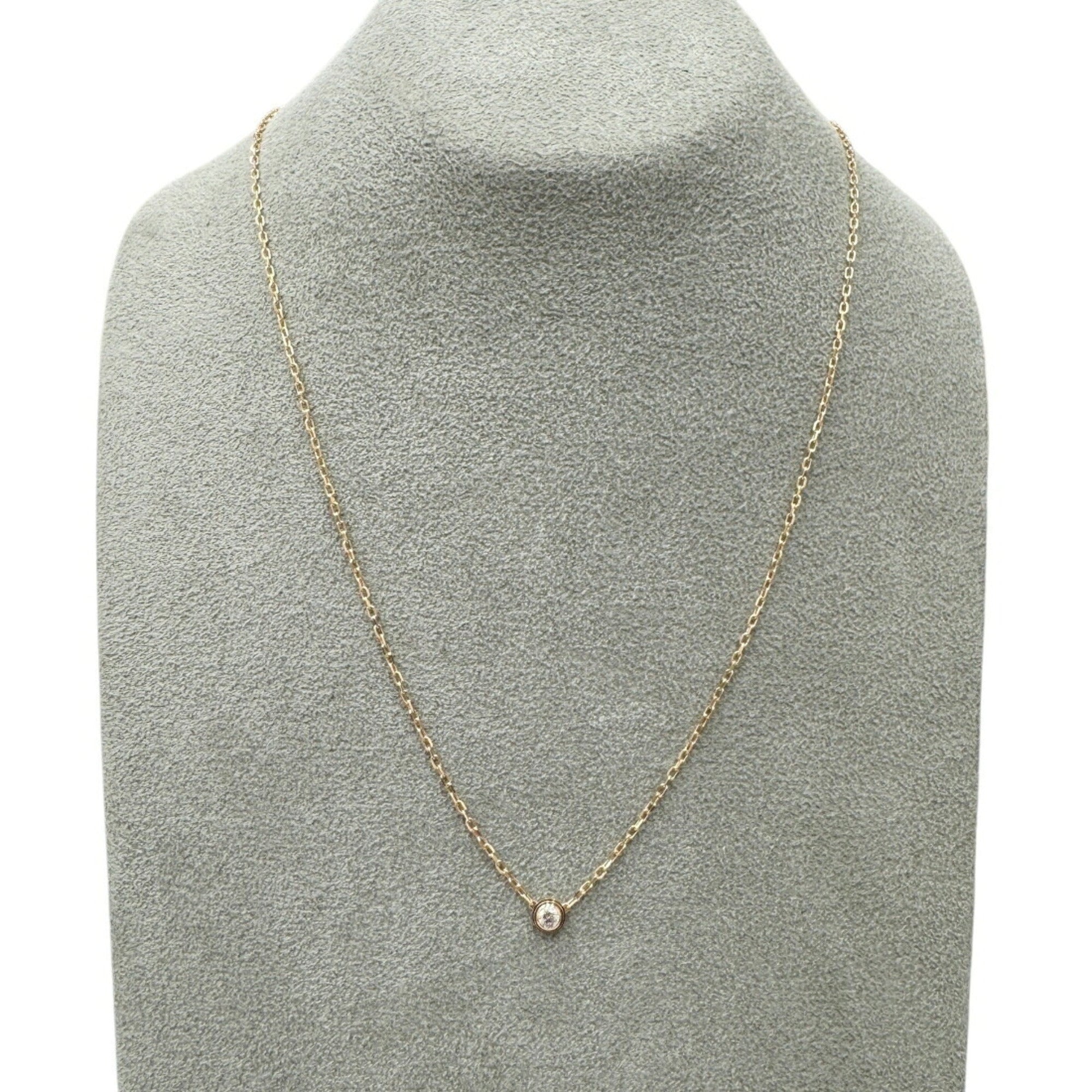 Pendant Necklace 18K Rose Gold with Diamond