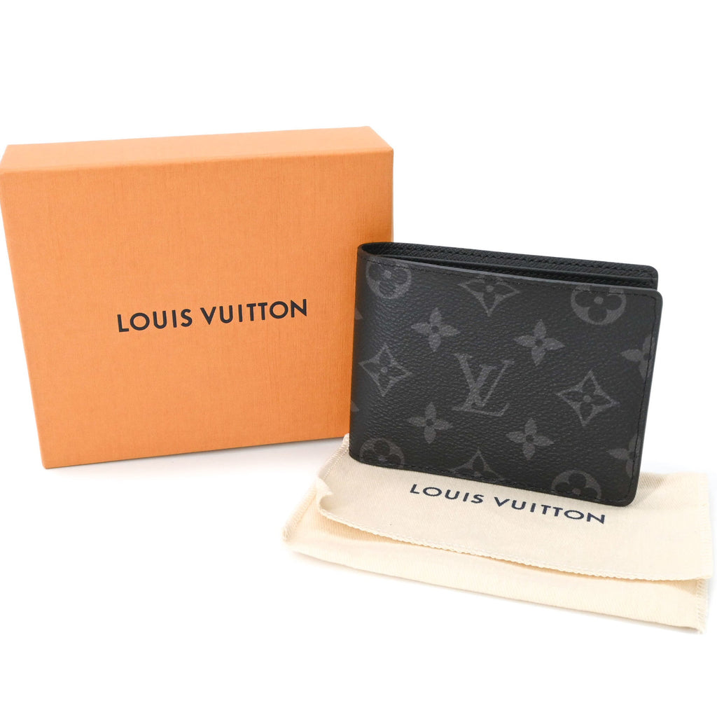 Multiple Wallet Monogram Eclipse Canvas