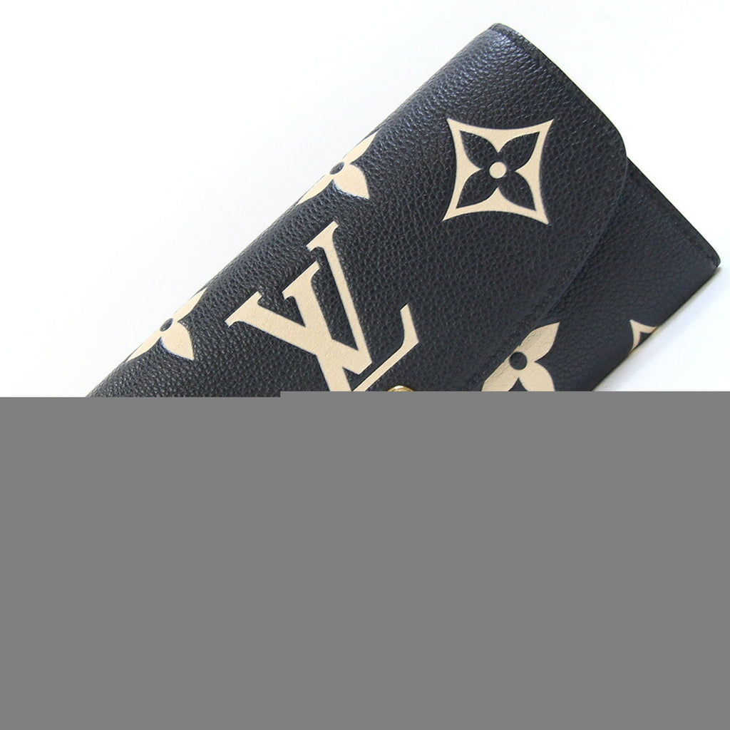 Sarah Wallet NM Bicolor Monogram Empreinte Giant