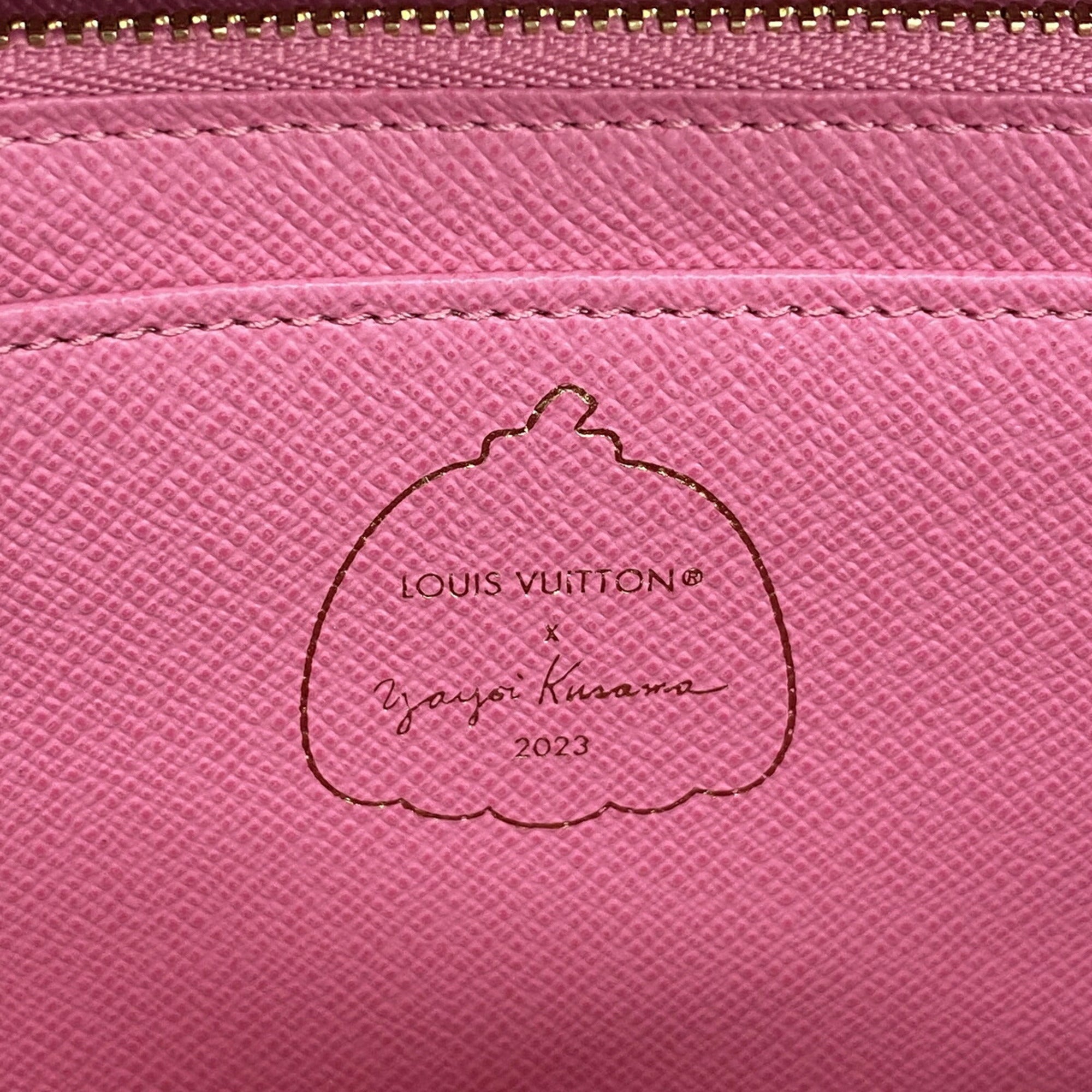 Sarah Wallet Yayoi Kusama Pumpkins Monogram Canvas