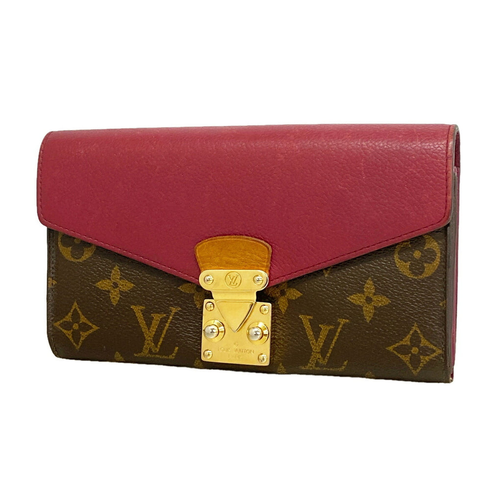 Pallas Wallet Monogram Canvas and Calfskin