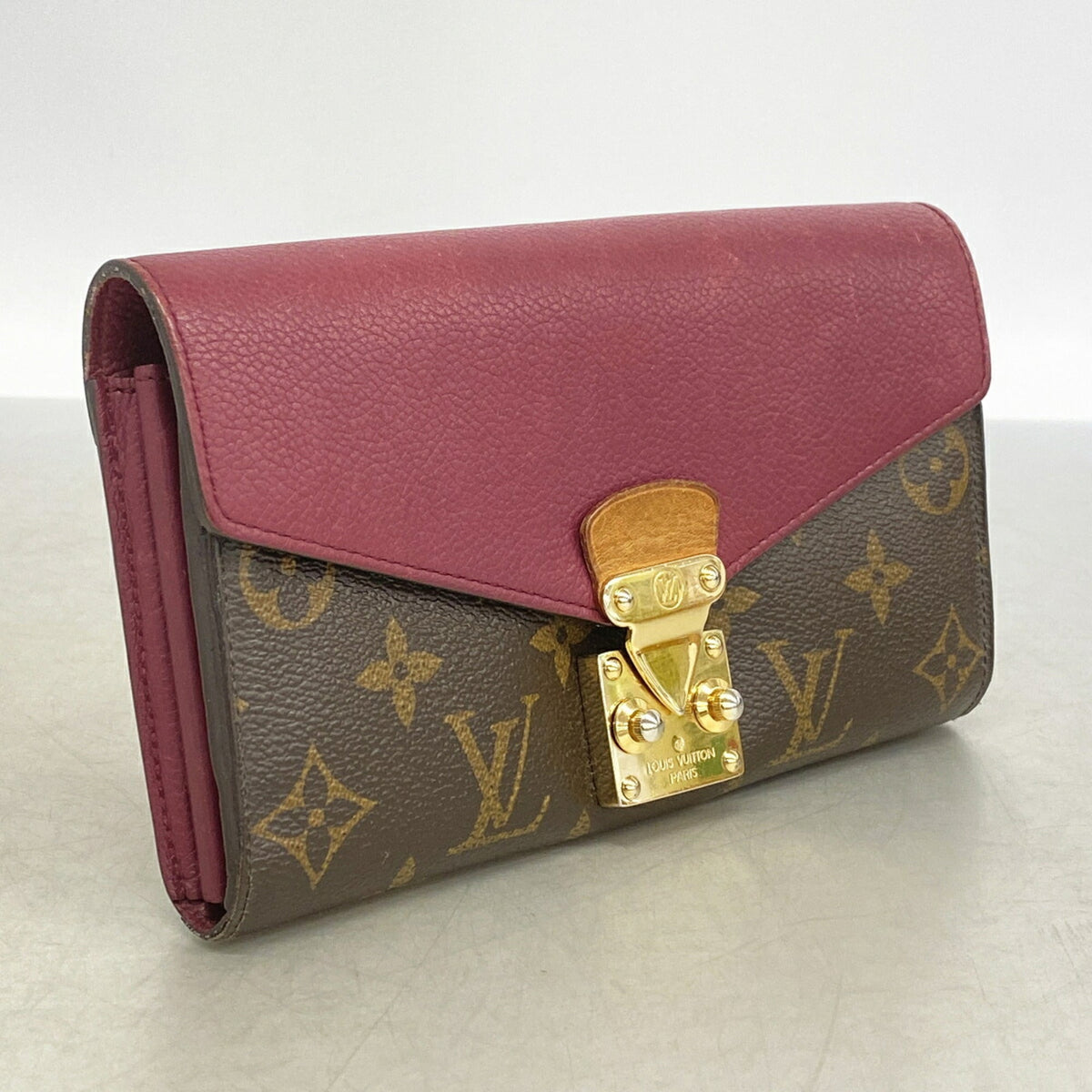 Pallas Wallet Monogram Canvas and Calfskin