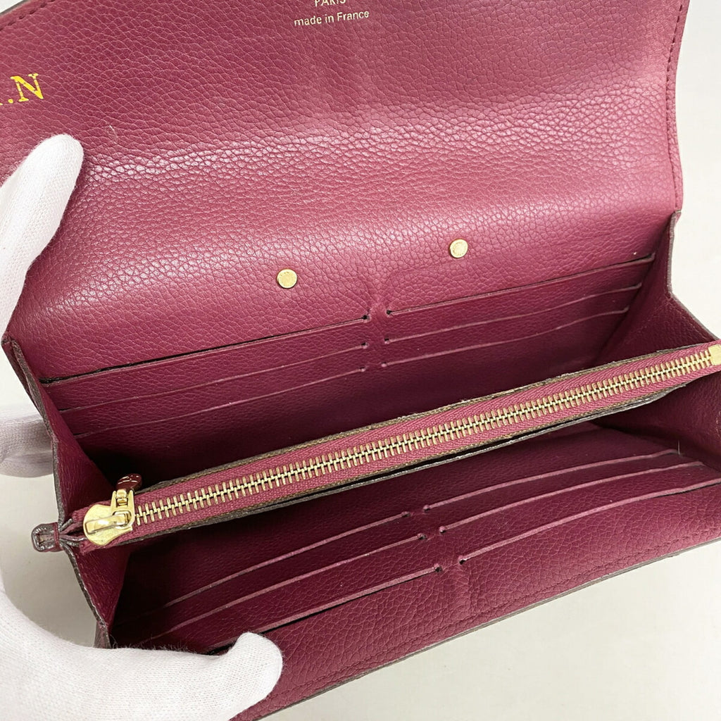 Pallas Wallet Monogram Canvas and Calfskin