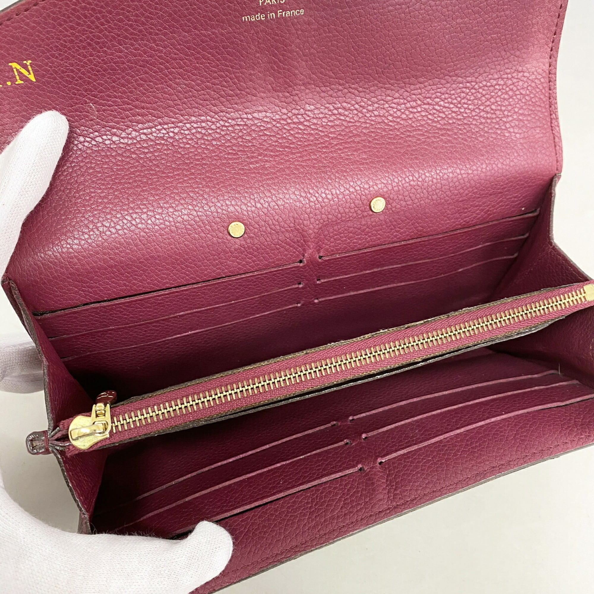 Pallas Wallet Monogram Canvas and Calfskin