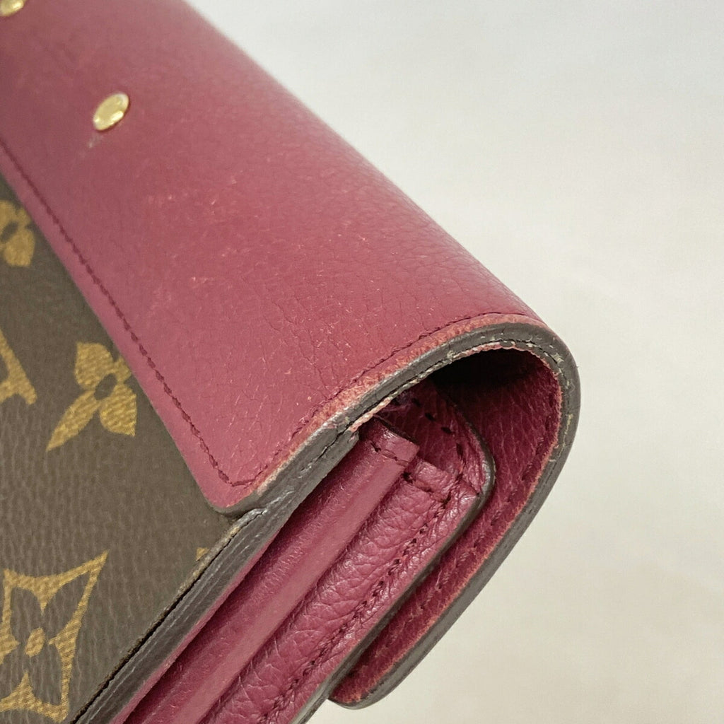 Pallas Wallet Monogram Canvas and Calfskin