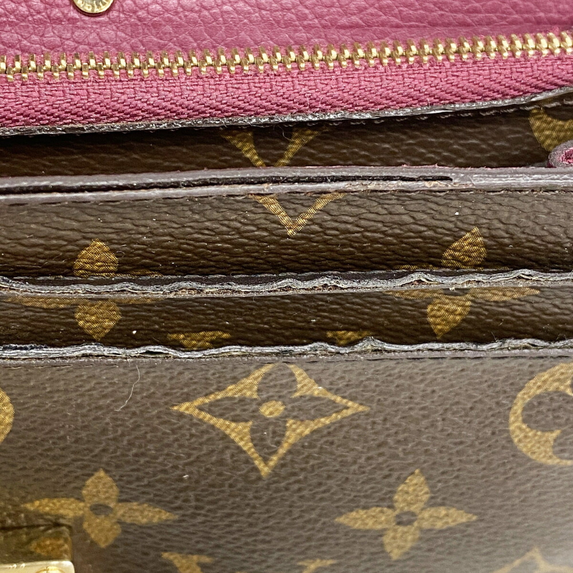 Pallas Wallet Monogram Canvas and Calfskin