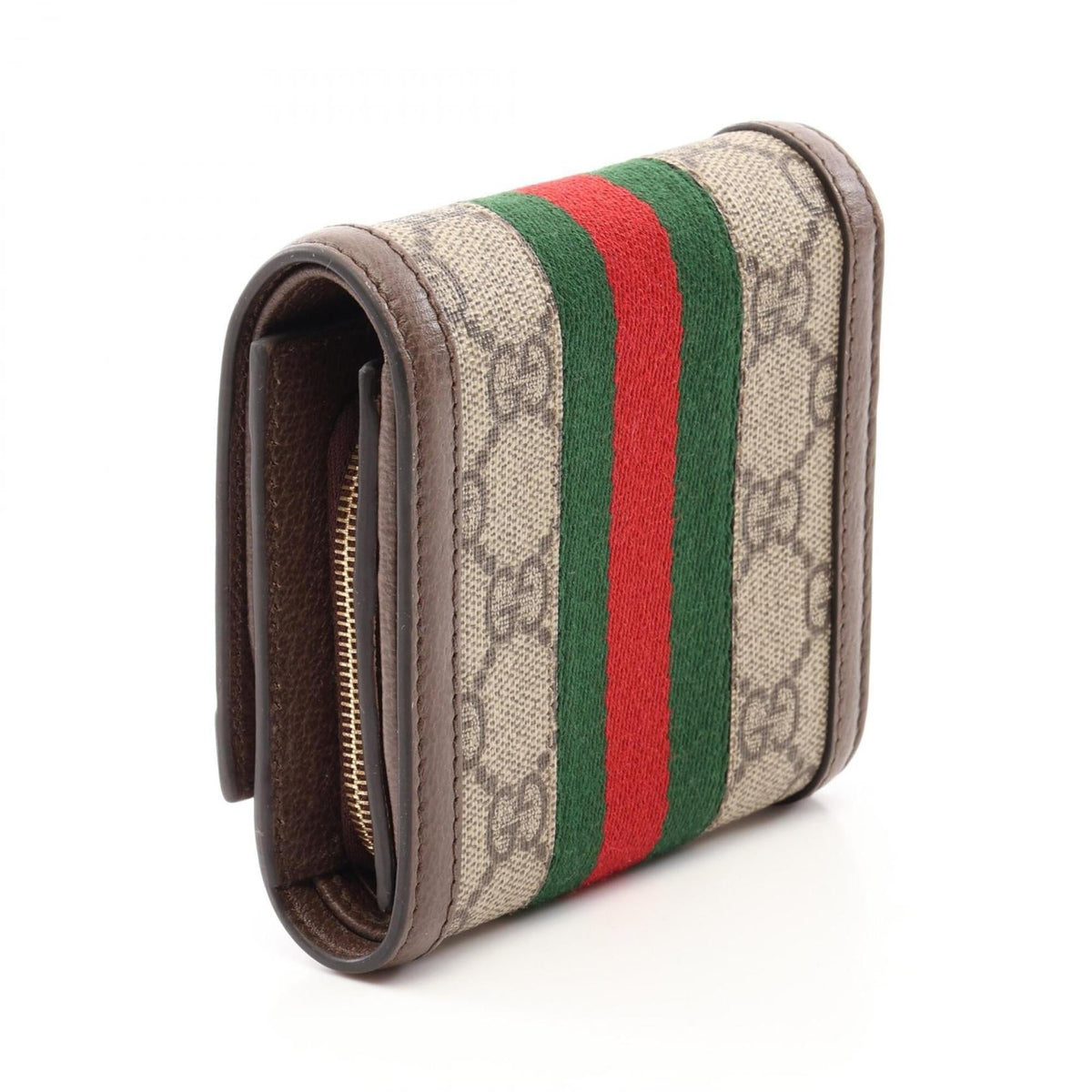 Ophidia French Flap Wallet GG Coated Canvas Compact