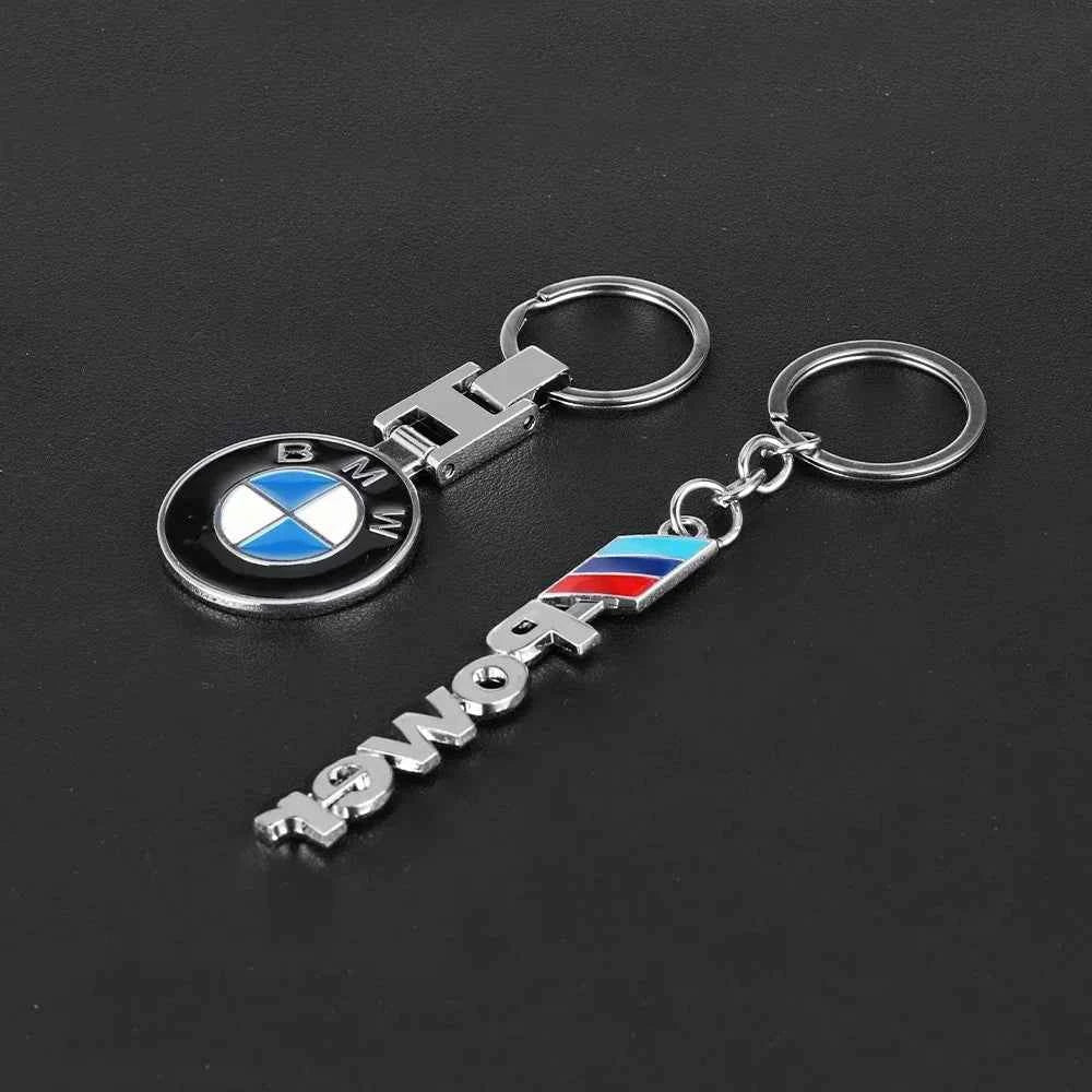 Car Keychain – Handwoven Leather & Zinc Alloy Key Ring
