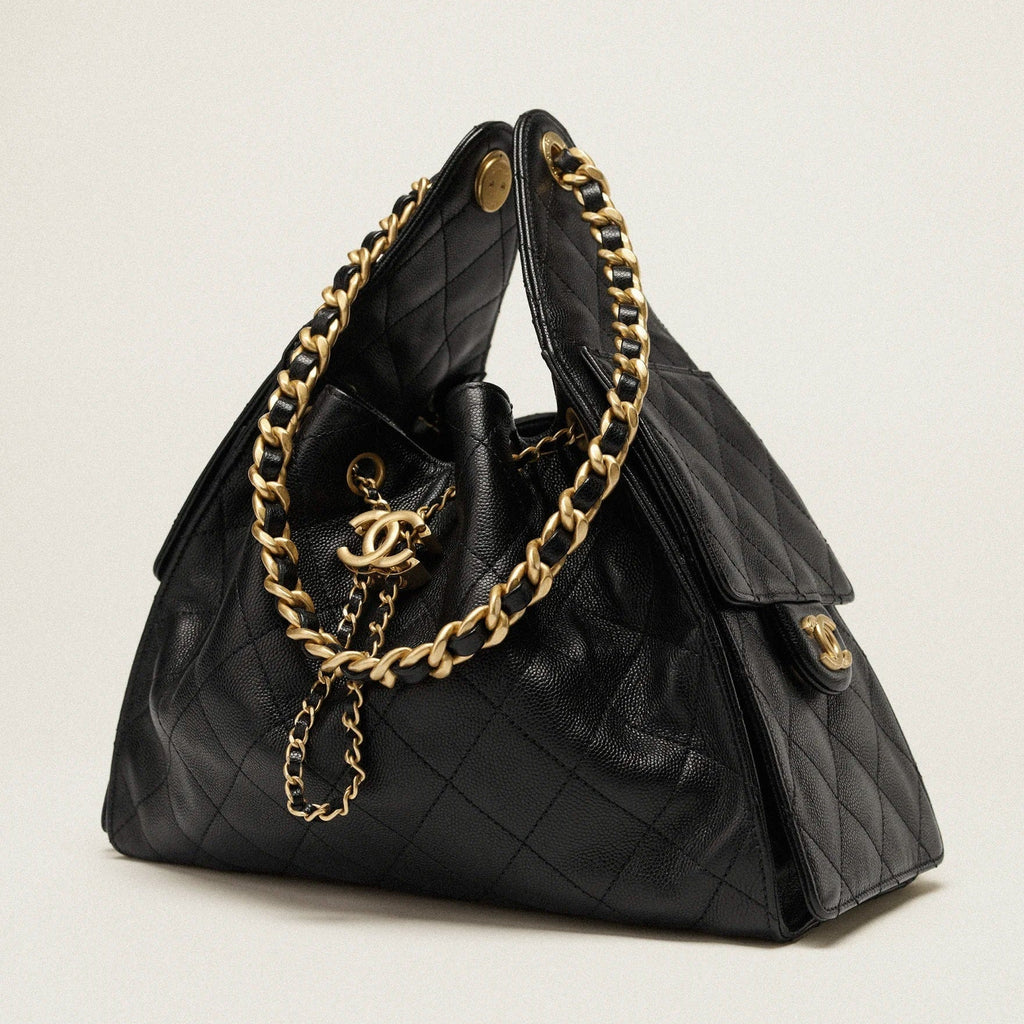 26 Small Handbag Grained Calfskin & Gold-Tone Metal Bag